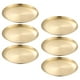 thumbnail image 4 of KAKOWELY 6 platos de acero inoxidable reutilizables para fiestas, camping y adultos., 4 of 4
