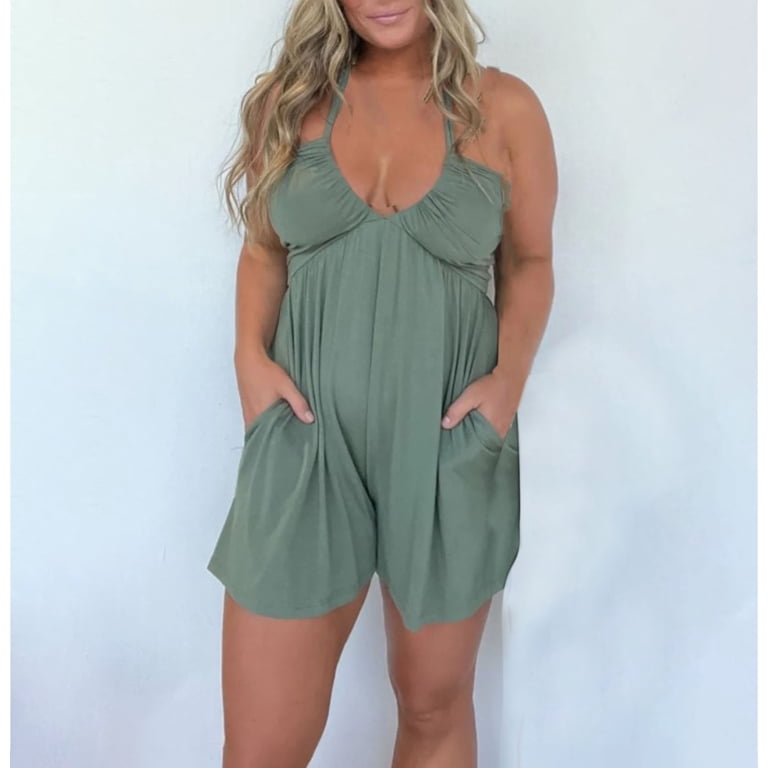 olive green romper dress Roark Women's Canyon Romper - Dusty Olive - Dusty Olive main image 1