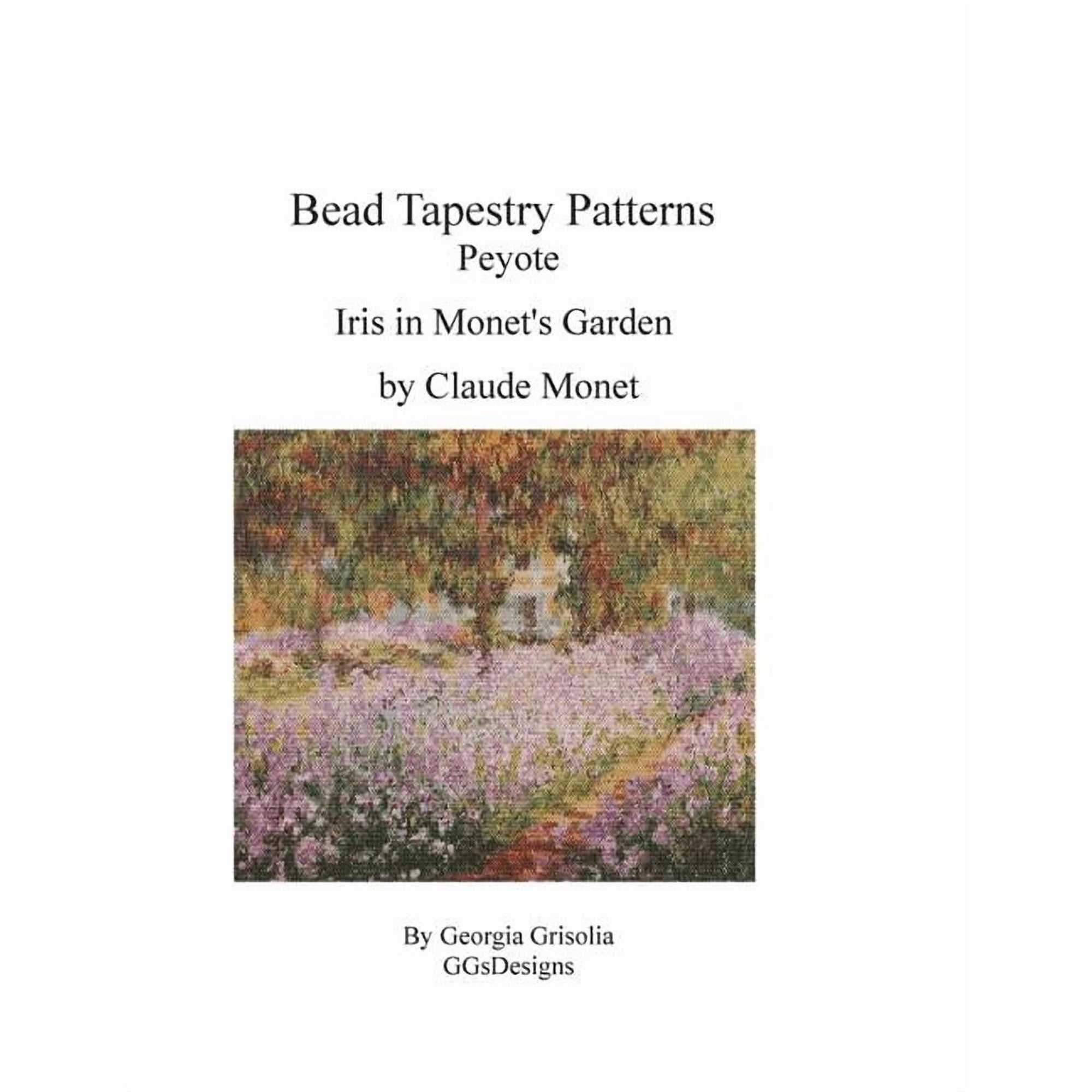 Bead Tapestry Patterns Peyote Iris in Monet's Garden, (Paperback)