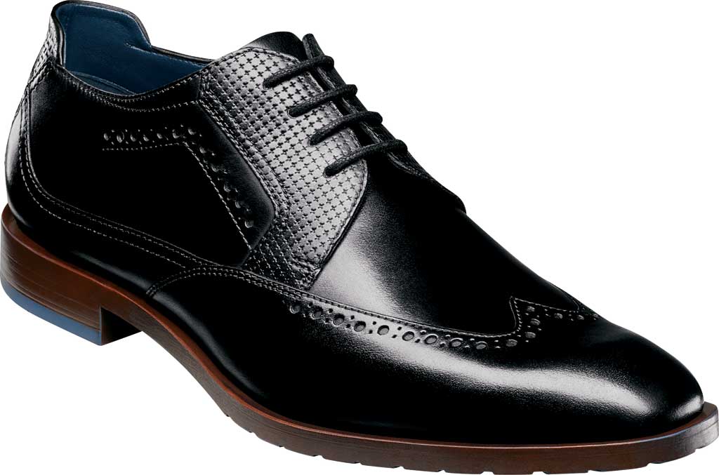 Stacy Adams Rooney Wingtip Oxford Black 