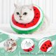 thumbnail image 4 of Collar isabelino ajustable para gatos, suave y bonito, collar de recuperación para gatos, conos para gatos después de cirugía para gatitos, sandía grande, 4 of 5