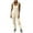 Beige, variant on utcoco Womens Winter Fuzzy Fleece Overall Jumpsuits Casual Loose Fit Bib Overalls