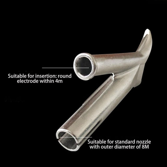 Boquilla de soldadura de velocidad de resistencia al calor Punta de soldadura de pistola caliente de plástico (Y redondo de 5 mm) Likrtyny Piezas de repuesto para herramientas