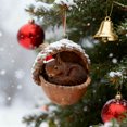 thumbnail image 1 of Adornos navideños Chopper de 10 cm con diseño de animales del bosque, para árbol de Navidad, regalo navideño, decoración colgante, decoración de jardín, decoración navideña y de Halloween., 1 of 8