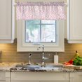 thumbnail image 3 of Colorful Sprinkles Valance Curtains Rod Pocket for Kitchen Living Room Windows Farmhouse Decor 54x18, 3 of 6