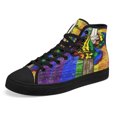 thumbnail image 7 of LGBT Christian Cross High Top Canvas Shoes Sneakers Black Size 10, 7 of 7