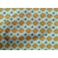 thumbnail image 4 of oneOone Cotton Cambric Pastel Mint Fabric Floral Block Dress Material Fabric Print Fabric By The Yard 56 Inch Wide, 4 of 4
