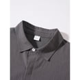 thumbnail image 5 of LTTVQM Men's 2026 Casual Button Down Short Sleeve Shirts Summer Beach Wedding Shirt Vacation Cotton Shirts Gray XL, 5 of 8