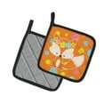 thumbnail image 2 of Caroline's Treasures Baby Fox Flowerchild Polkadots Pair of Pot Holders, 2 of 3