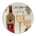 thumbnail image 4 of Certified International  Wine Country 9" Salad/Dessert Plates, Set of 4, 2 Assorted Designs - 9" x 9" x 1", 4 of 5
