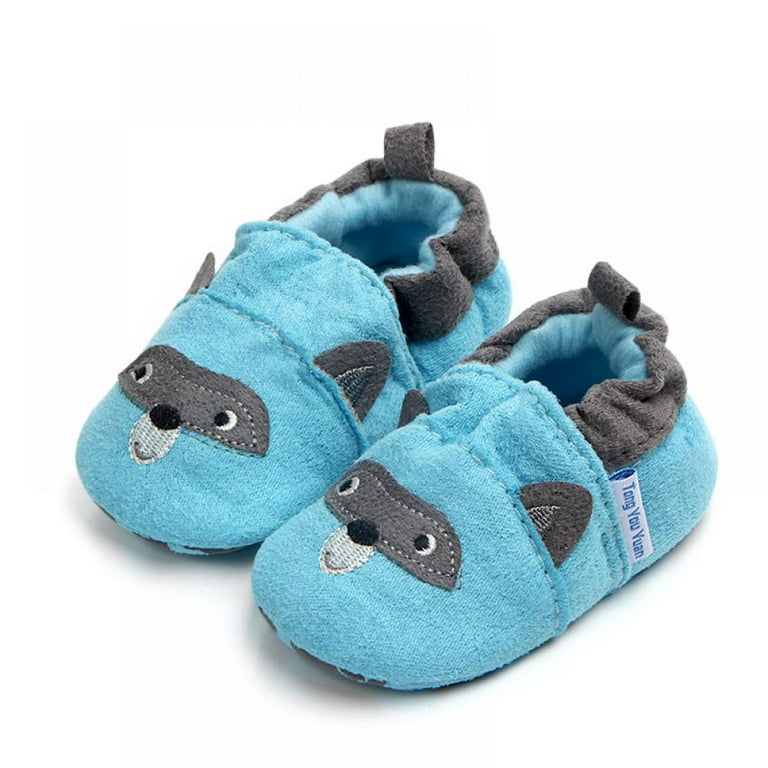 Baby Boys Girls Slippers Non Skid Sole Baby Walking Shoes Cartoon
