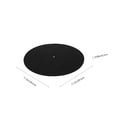 thumbnail image 3 of Turntable Platter Mat Vinyl Platter Slipmat Turntable Mat Vinyl Record Player Mat, 3 of 8