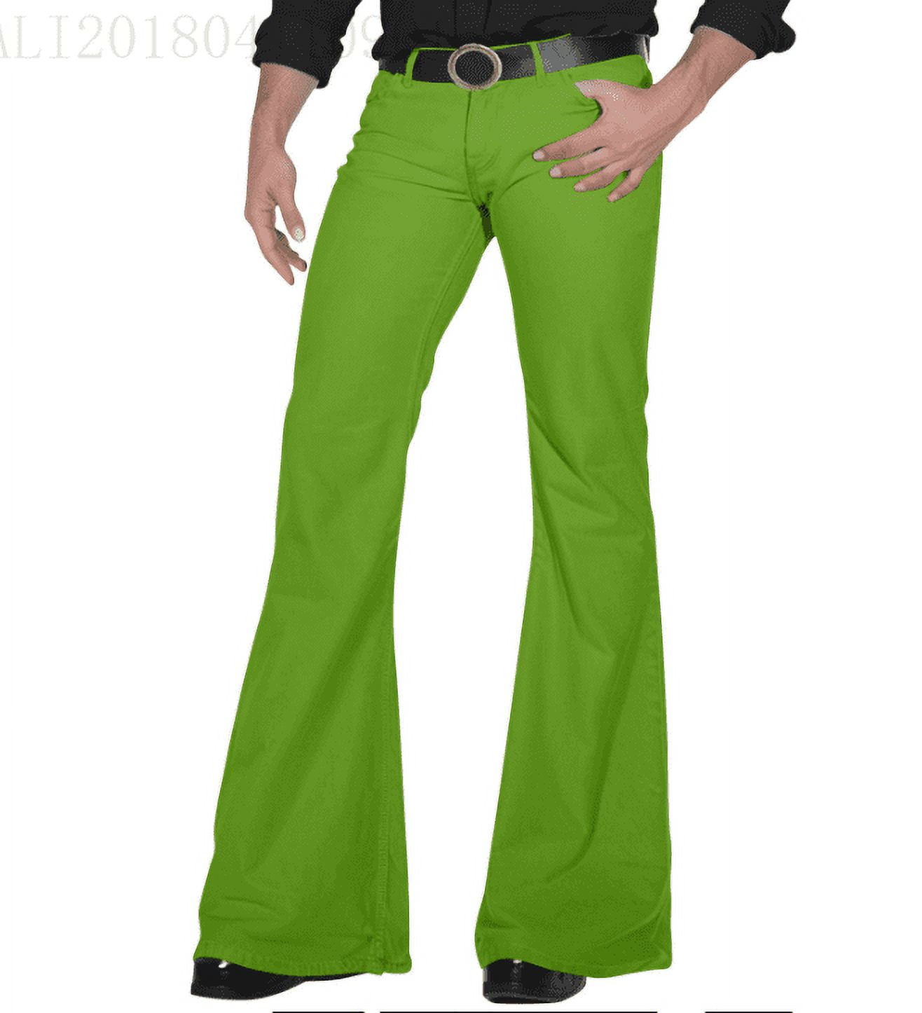 Bell Bottoms Pinstripe Bootcut Pants Mens Men Bell Bottom Jeans