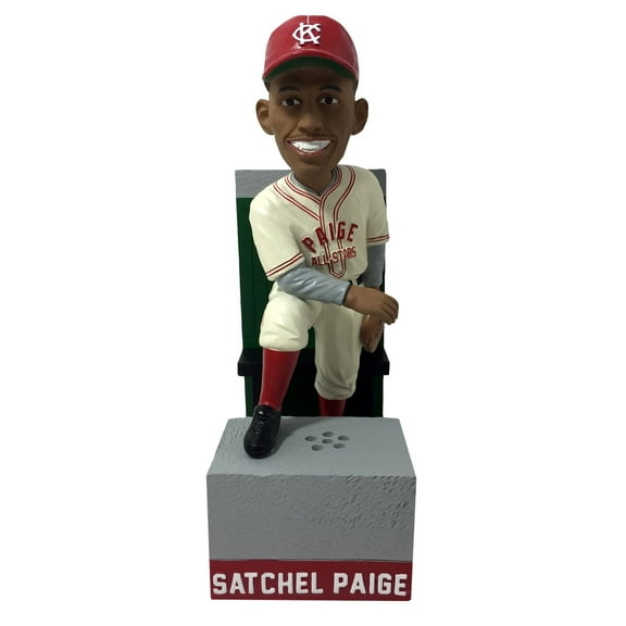 Satchel Paige Paige All Stars Negro Leagues Talking In Dugout Bobblehead Negro Leagues