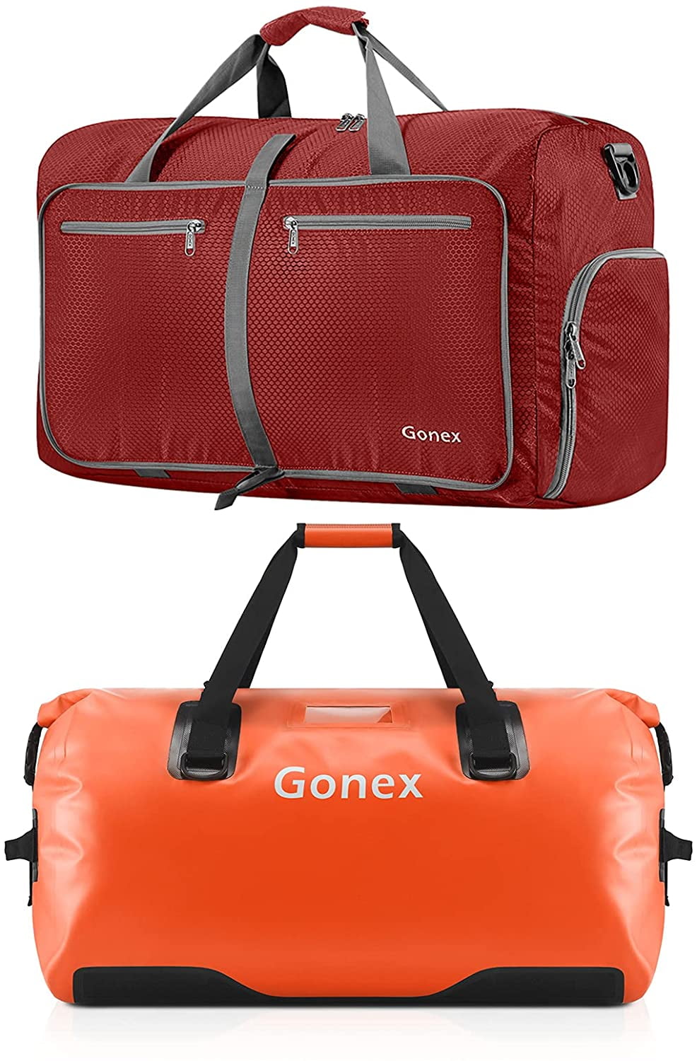 EAYY 40L Packable Travel Duffle Bag & 60L Large Waterproof Duffle