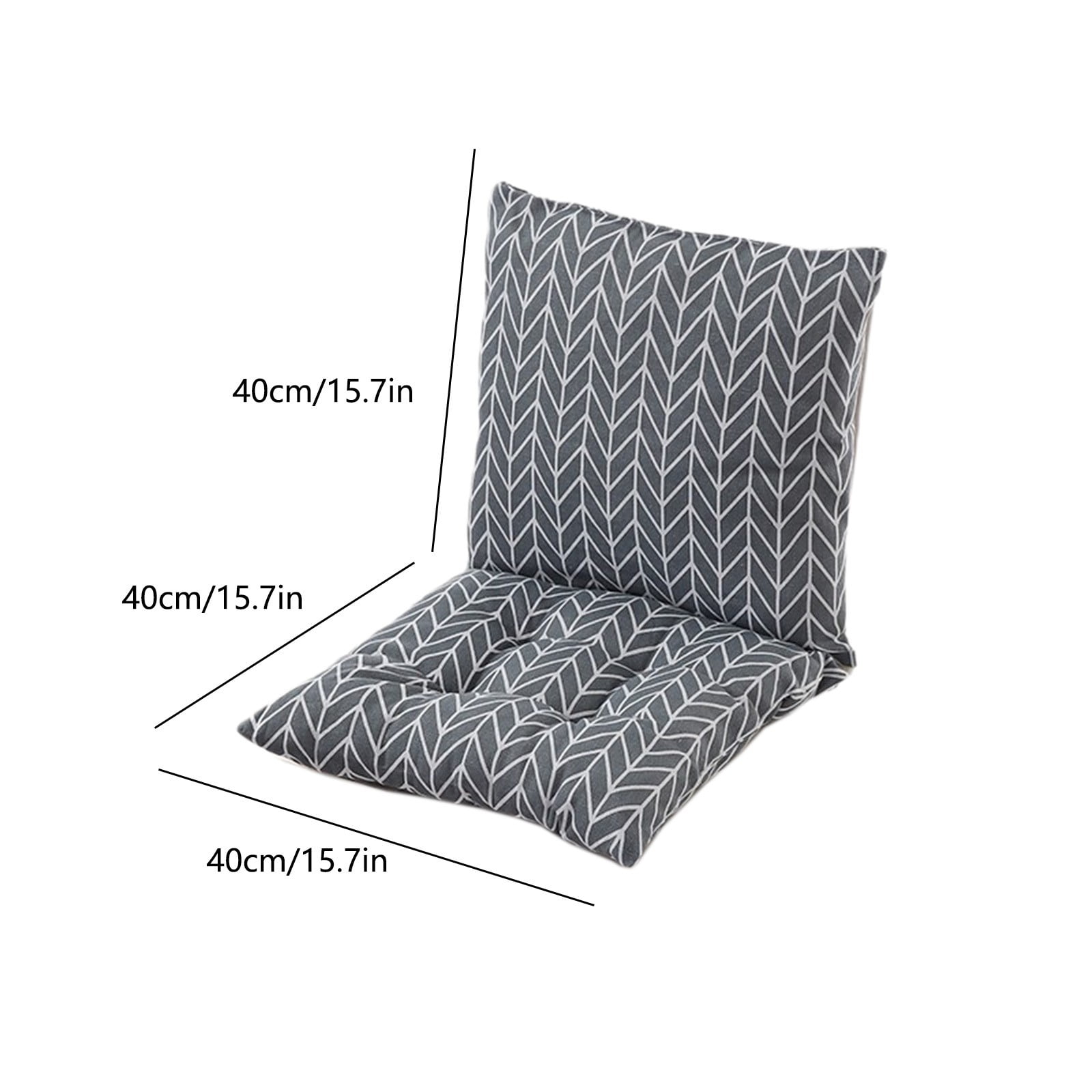 Nkmbld Chair Cushions Tufted Corduroy Floor Cushions for Living Room Soft Thicken Seating Cushion for Chair, Sofa, Couch, Outdoor Patio Furniture, Gray