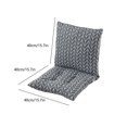 thumbnail image 3 of ​​Chair Cushion For Living Room,Extra Large Soft Seat Cushions Pillow For Seating,Thicken Foam Floor Chair Cushion For Indoor Outdoor,Machines Washable(/15.7X31.5X2 Inch), 3 of 6
