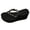 A-Black1, variant on Yuanlong Womens Sandals Beach Platform Sandals Rhinestone Decoration Dressy Casual Beach Holiday Wedge Sandals