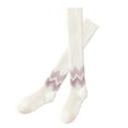 thumbnail image 4 of Milageto Womens Knee High Socks Stylish Sleeping Socks Soft Fuzzy Socks Long Stocking, 4 of 8