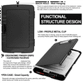 thumbnail image 3 of 4X Clip Board Organizer Clipboards with Storage Nursing Clipboard Foldable File Folder Plastic Clipboard (Black), 3 of 5