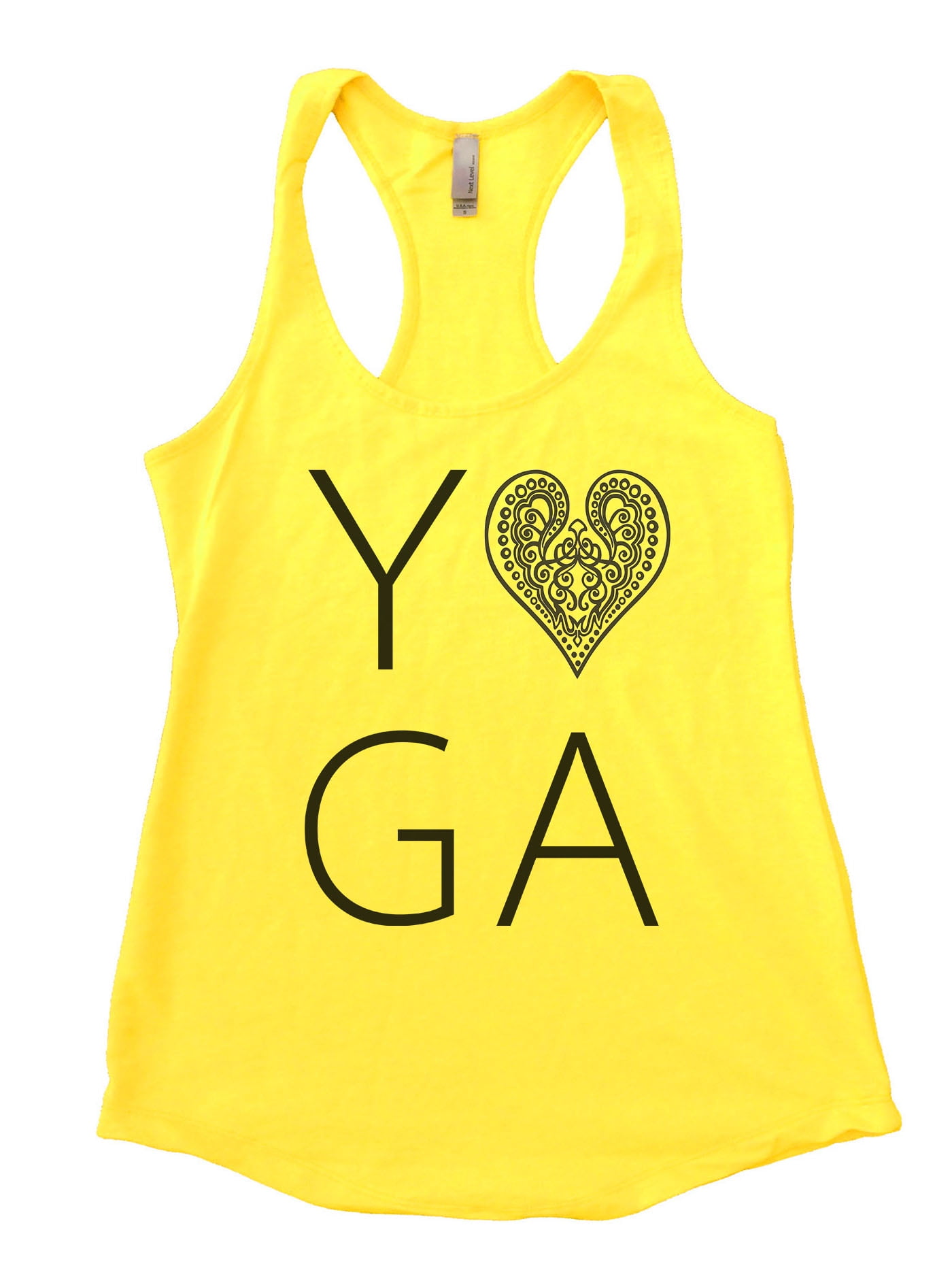 yellow yoga top