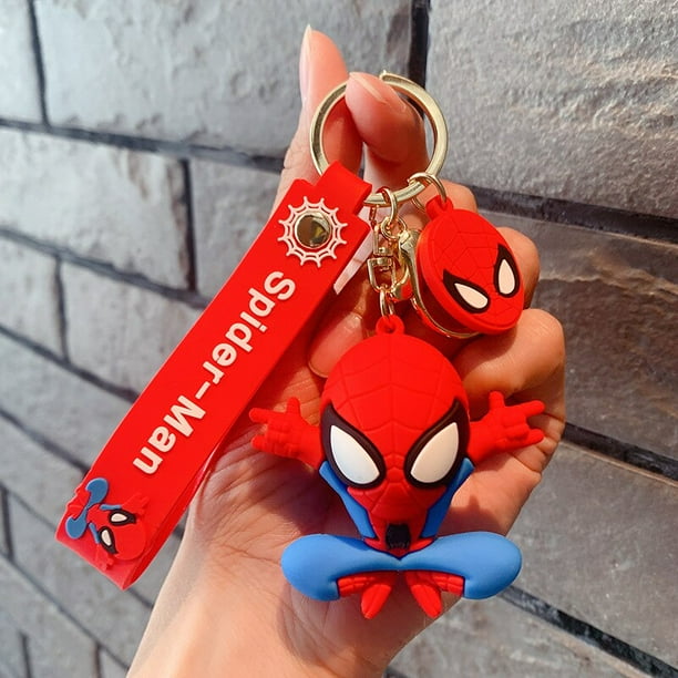 LLavero de figuras de Disney de Marvel, Spiderman, Hulk Fivean unisex