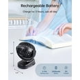 thumbnail image 4 of Ventilador para cochecito SWEETFULL, portátil, recargable, mini, 3 velocidades, 4 of 7