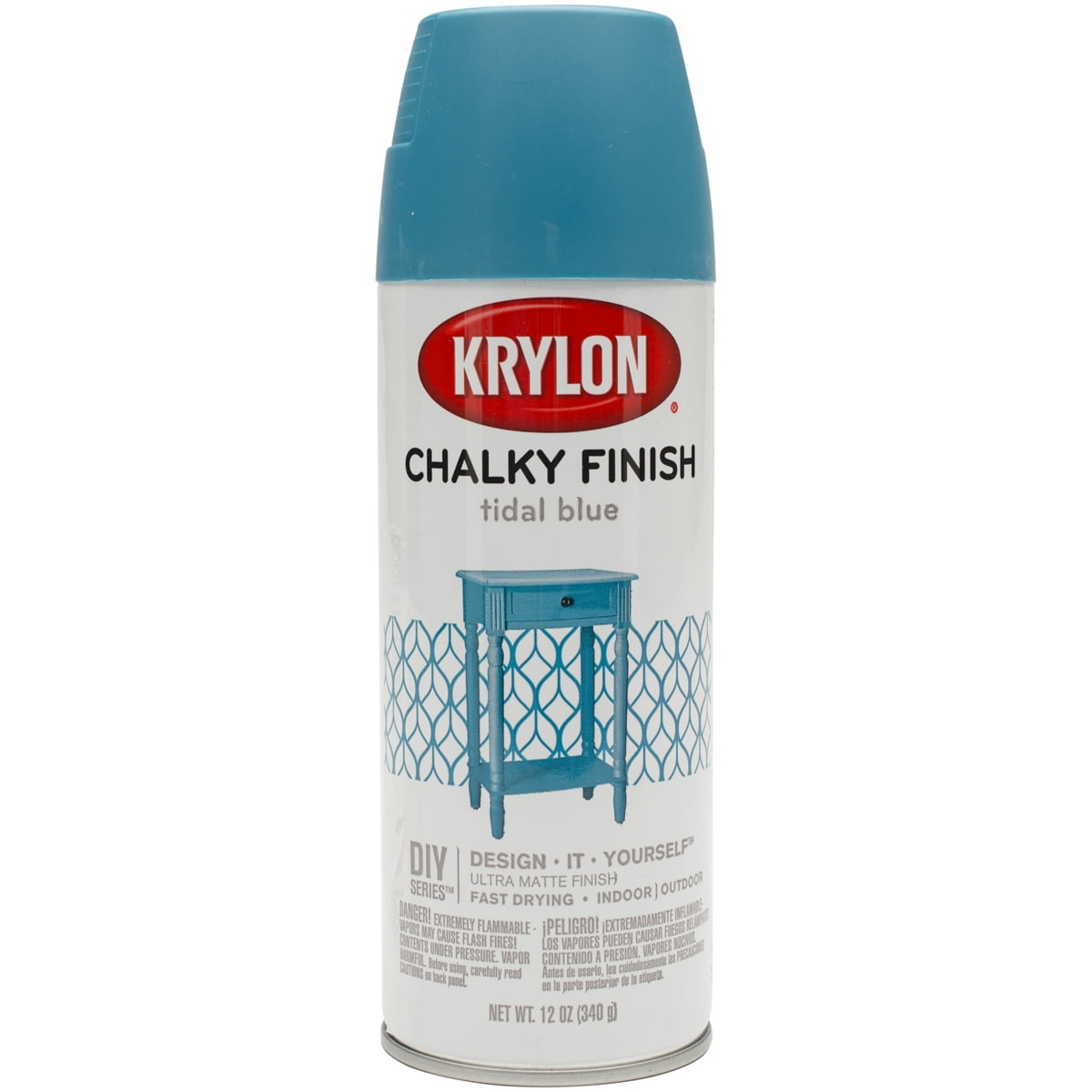 Chalky Finish Aerosol Spray Paint 12ozTidal Blue Walmart Canada