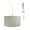 Textured-Oatmeal, variant on 1 Light Swag Plug-In Pendant 16"w Textured Oatmeal Shade, 17' White Cord