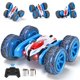 thumbnail image 1 of Nuoke Coche De Control Remoto 4Wd Rc Cars Stunt Doble Cara 360 Rotación 2 Baterías 2.4Ghz Rc Truck Con Faro Regalo De Cumpleaños Para Niños 3 4 5 6 7 8 Años, 1 of 1
