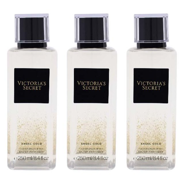 Gold Angel by Victorias Secret for Women - 8.4 oz fragancia Mist - Paquete de 3 Victoria's Secret Victorias Secret