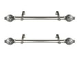 thumbnail image 2 of Marsh 1" Dia Side Window Curtain Rod 12-20 inch long (Set of 2) - Satin Nickel, 2 of 2
