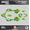Green, variant on Kalair GFX Graphics Kit for Suzuki JR50 (All Years) Snagged Series