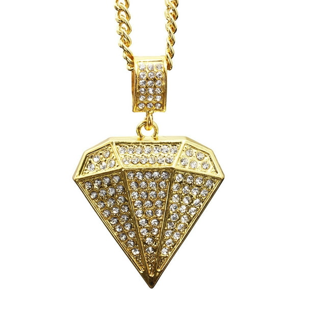V.I.P. Unisex Large Diamond Popular Hiphop Pendant Necklace