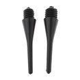 thumbnail image 4 of Puntas de dardo universales con rosca 2BA (100 paquetes) - 22 mm / 25 mm / 27 22mm 100X negro Macarena Dardos blandos para dardo electrónico, 4 of 8