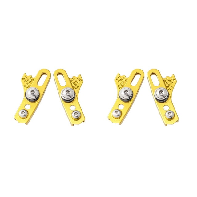 Eigraketly 1 par de accesorios de rueda de zapata de freno de bicicleta, fijador de bloque, accesorios de ciclismo, adaptador de montaje fijo para Type1 NO1