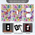 thumbnail image 3 of Light Switch Cover Switch Plate Outlet Cover Plug Cover for Electrical Toggle Switch Vibrant and Lively Butterflies, 3 of 6