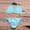 Blue, variant on Women's hollow top with hand-woven bikini swimsuit 1 Piece Swimsuits for Women Womens Bathing Suit Junior Bathing Suits Womens Swim Shirts And Shorts Swimsuits for Women Tops Long Short Swimsuits for