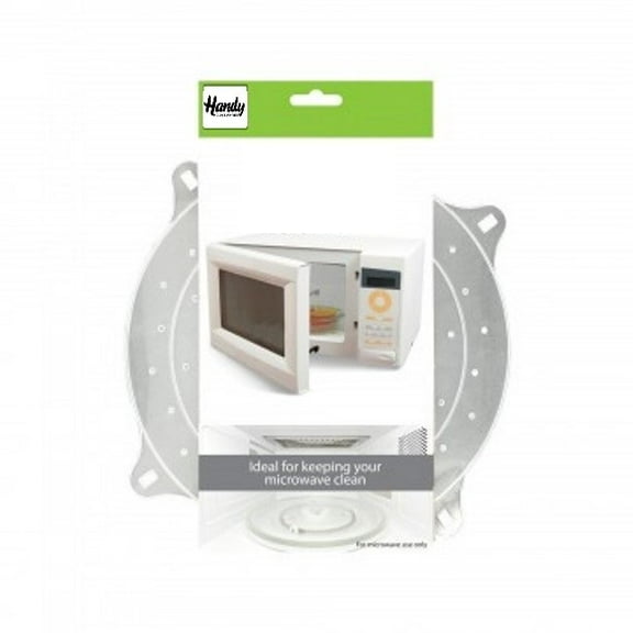 Handy Housewares 10" Round Vented Microwave Splatter Guard Food Bowl Cover - Helps Keep Your Microwave Clean