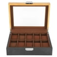 thumbnail image 1 of Caja de exhibición de relojes Bling Bling Madera maciza, 1 of 12
