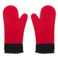 thumbnail image 1 of Wweixi Cuisine Four Gants BBQ Silicone Pot Titulaire Four Mitaines Résistant pour Cuisson Isolation Cuisson Anti-Dérapant Confort Mitaines 1pc Rouge Type1, 1 of 6