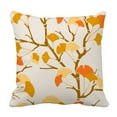 thumbnail image 1 of EREHome Housse de Coussin Feuilles de Ginkgo Automne 16x16 Pouces, 1 of 1