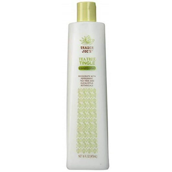 Trader Joe's Tea Tree Tingle Conditioner with Peppermint and Eucalyptus - Cruelty Free (16 oz)