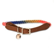 Vibrant Life Adjustable Rope Collar for Dogs, Multicolor, Medium
