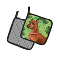 thumbnail image 2 of Caroline's Treasures Miniature Pinscher St Patrick's Pair of Pot Holders, 2 of 2