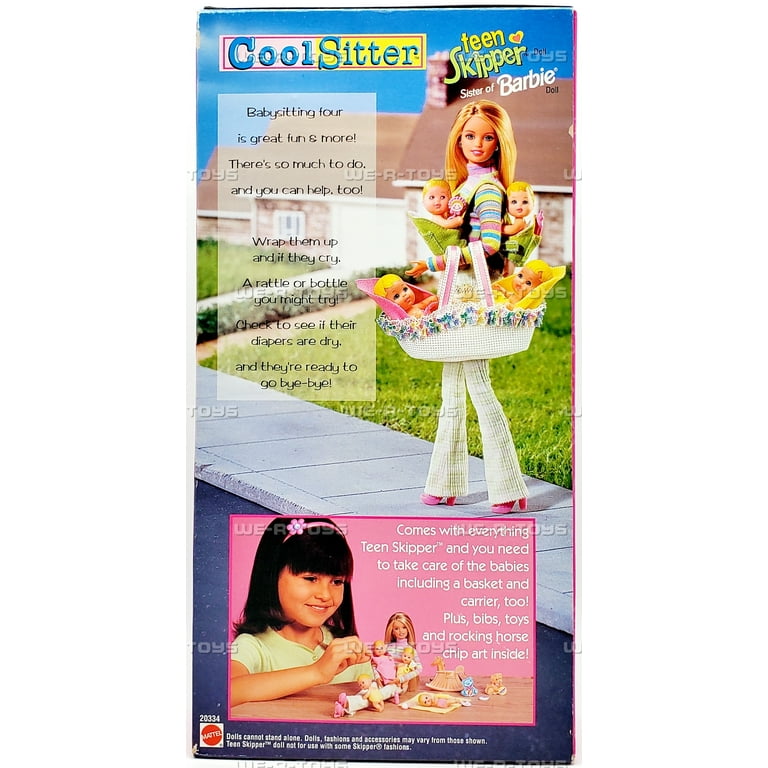 Barbie - Cool Sitter Teen Skipper Doll w/ 4 Babies Barbie - Cool Sitter Teen Skipper Doll w/ 4 Babies