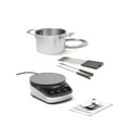 thumbnail image 1 of Ricardo Digital Electric Fondue Set, 11 Pieces, 3L (3.2Qt) Fondue Pot, Settings for Chineese Fondue, Cheese Fondue and Chocolate Fondue, 1200 Watts, 1 of 8