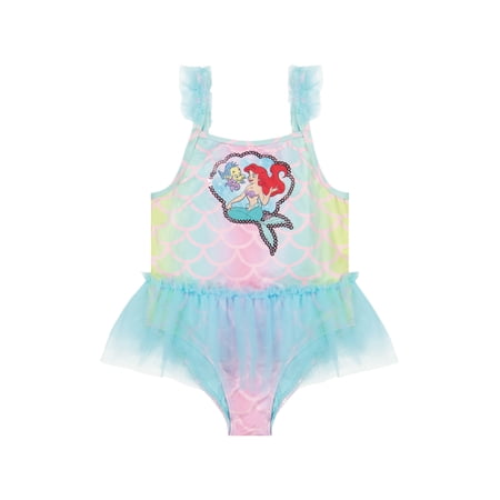 Character Toddler Girl One-Piece Swimsuit, Sizes 12M- 5T