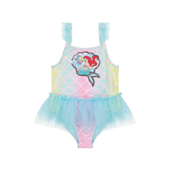Character Toddler Girl One-Piece Swimsuit, Sizes 12M- 5T