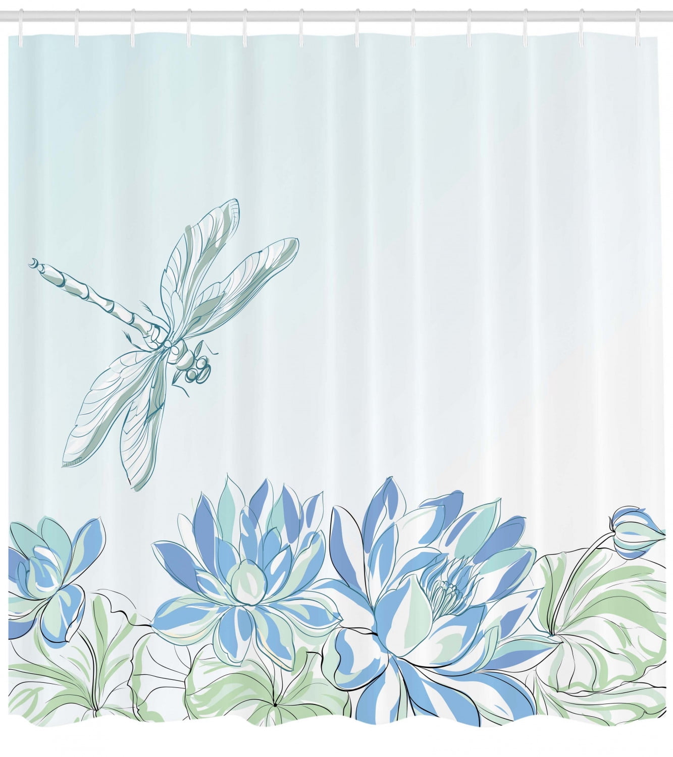dragonfly shower curtain